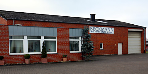 Bürogebäude und Halle der Firma Beckmann GmbH & Co. KG
