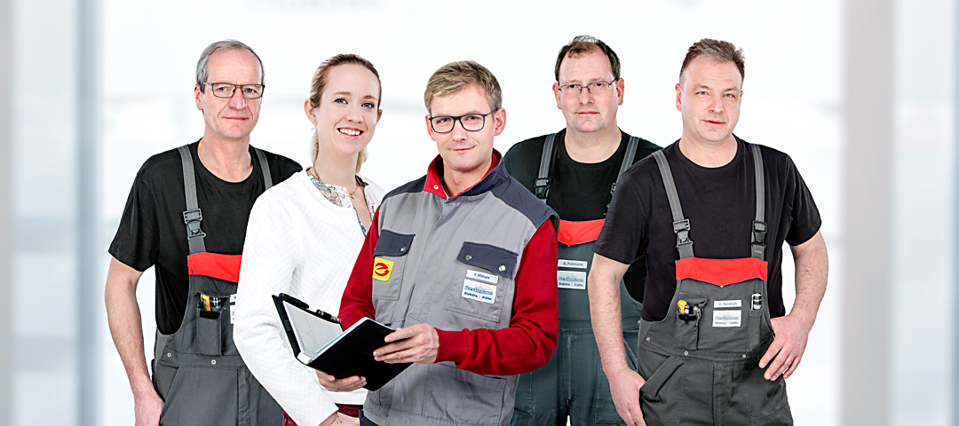 Service-Team der Firma Beckmann GmbH & Co. KG